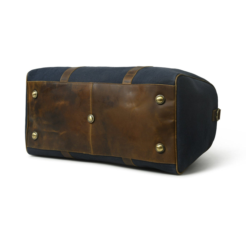 Classy Leather Bags Campbell Canvas Carry On Duffle SpadezStore