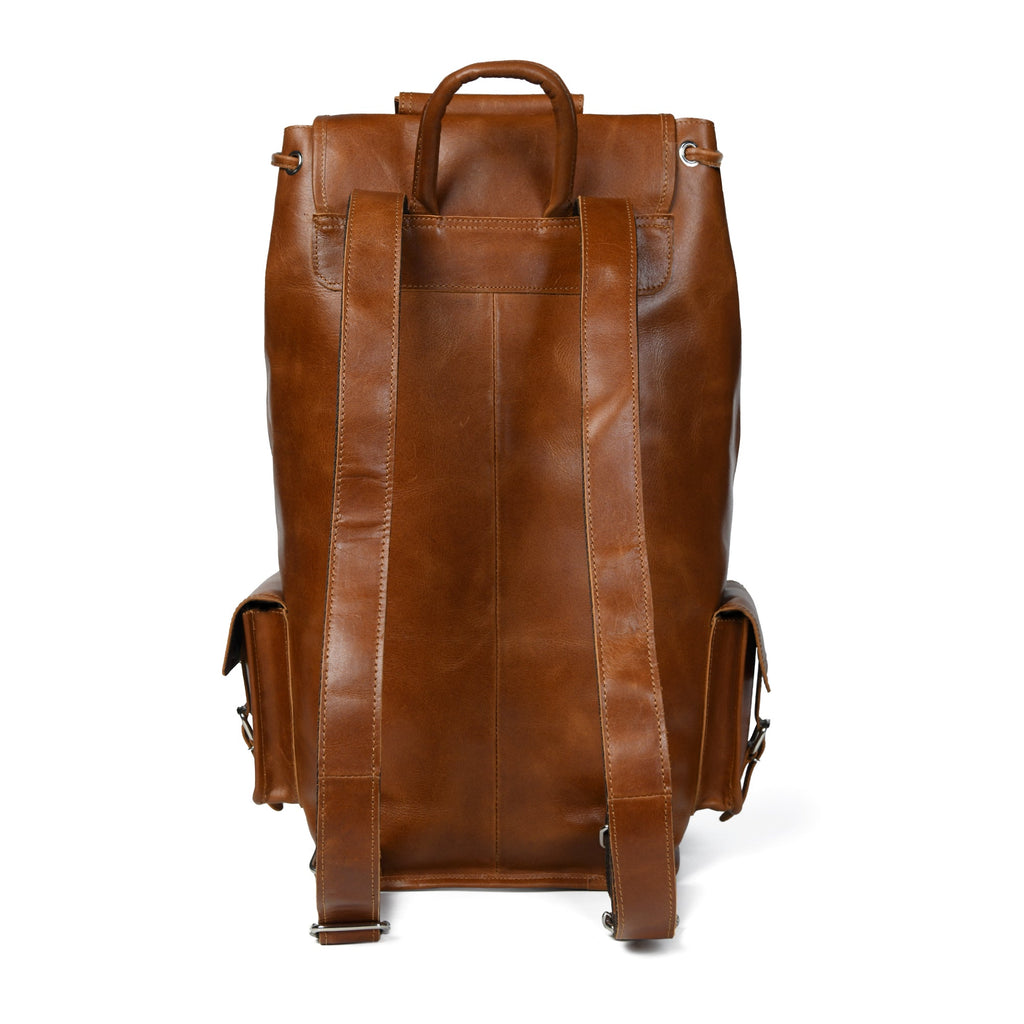 Classy Leather Bags Kingston Tanned Backpack SpadezStore