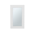 15" White Wood Floating Bathroom Vanity And Medicine Cabinet With Mirror SpadezStore