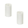 Simplux Designer LED Candle with Moving Flame and Remote Set of 2 SpadezStore