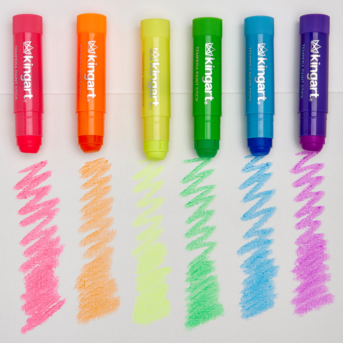 KINGART Tempera Paint Sticks, 60 Colors