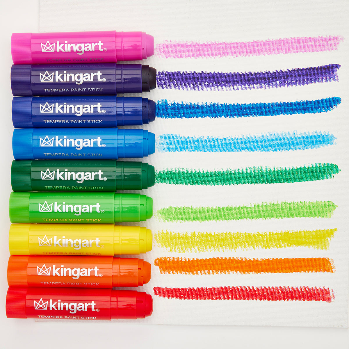 KINGART Tempera Paint Sticks, 60 Colors