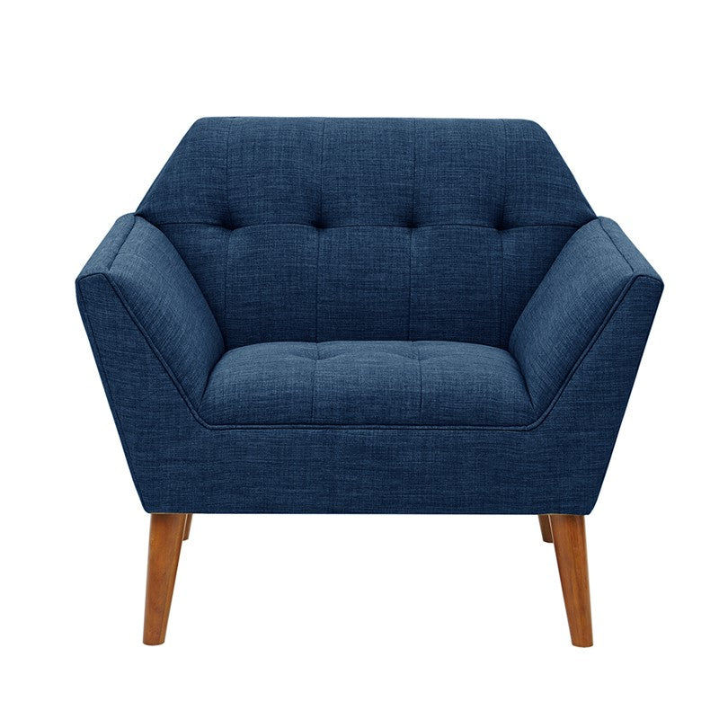 Ink+Ivy Newport Wide Mid-Century Modern Lounge Chair SpadezStore