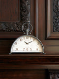 Antique Style Mantle Clock 15"L SpadezStore