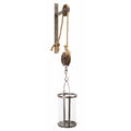 Industrial Pulley Mounted Canister Candleholder SpadezStore