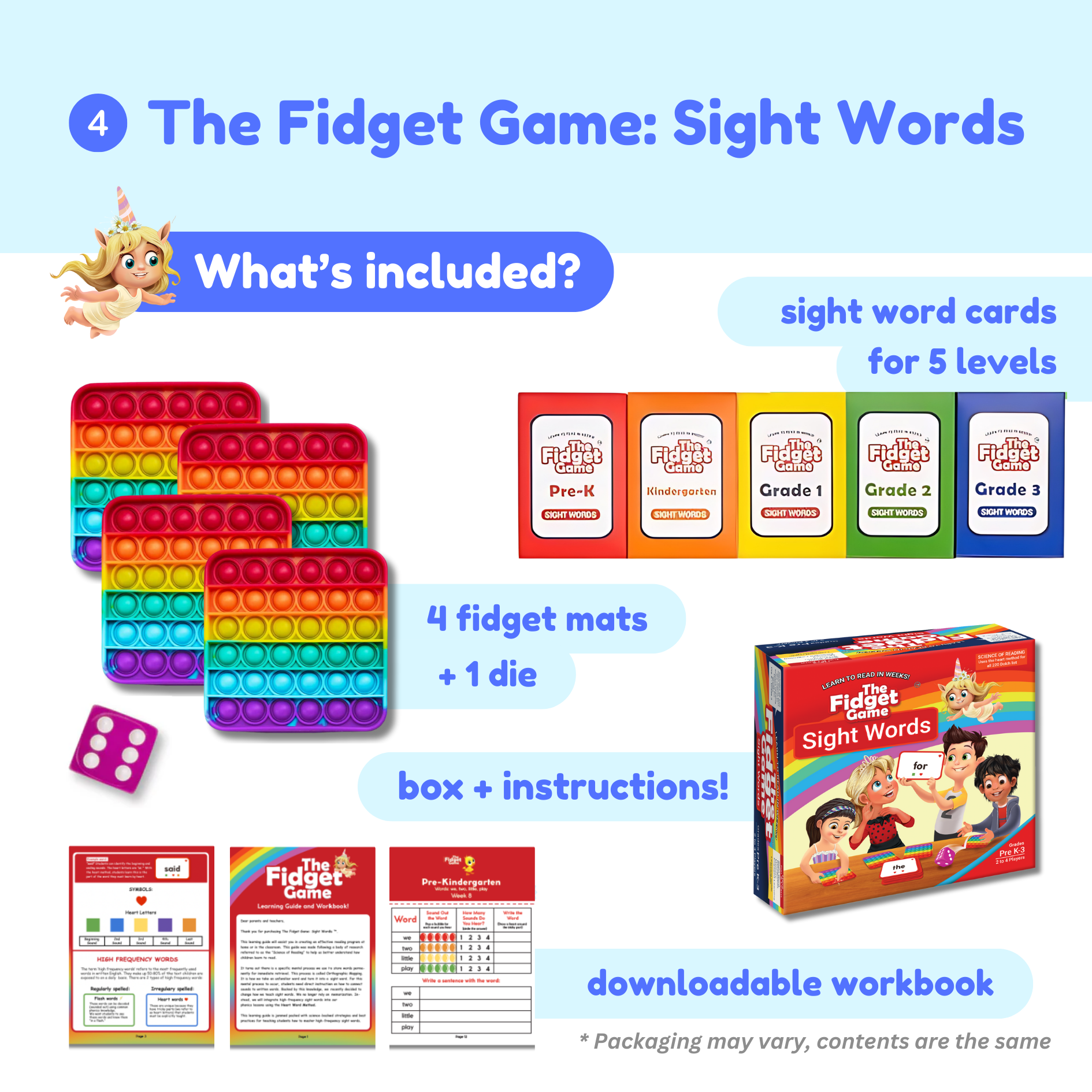The Fidget Games Pre-K Shark Tank Bundle SpadezStore