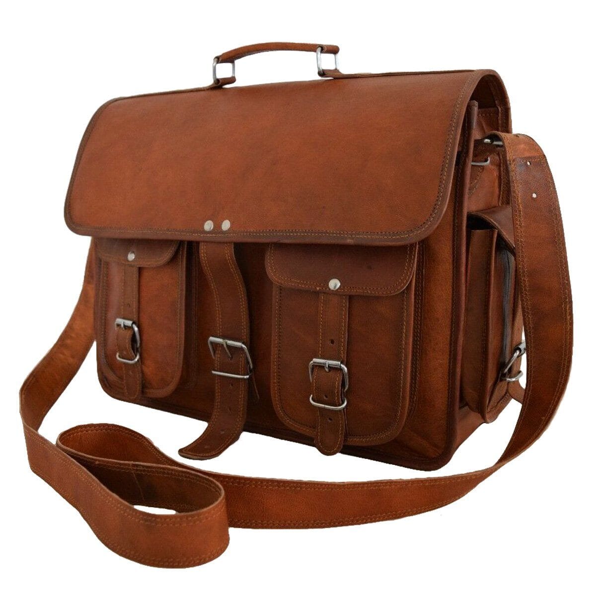 Classy Leather Bags Hartmann Messenger Backpack SpadezStore