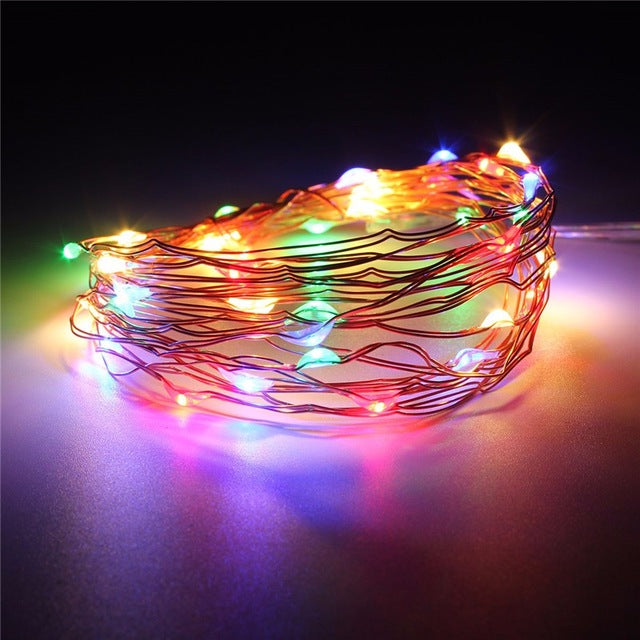 Perfect Holiday 100 LED String Light Copper Wire - Multicolor SpadezStore