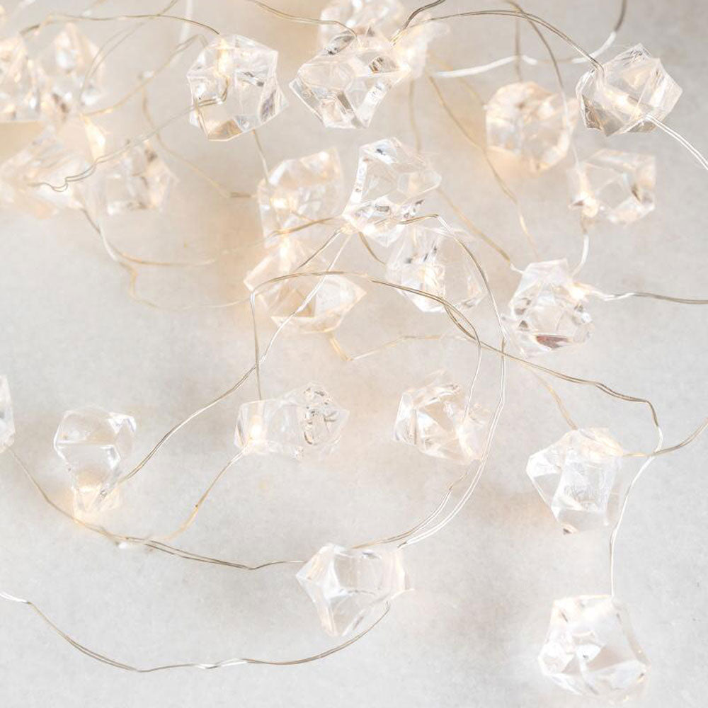 Perfect Holiday 10 LED Crystal String Lights SpadezStore