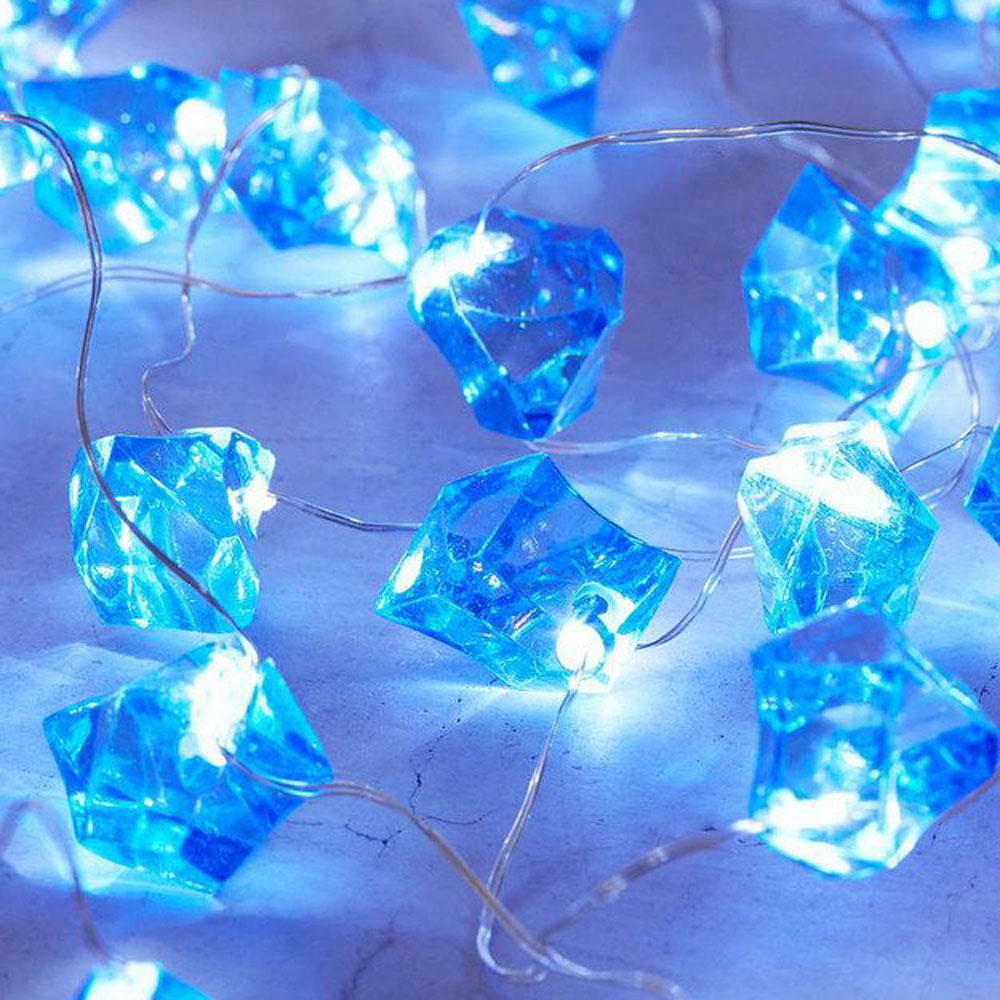 Perfect Holiday 10 LED Crystal String Lights SpadezStore