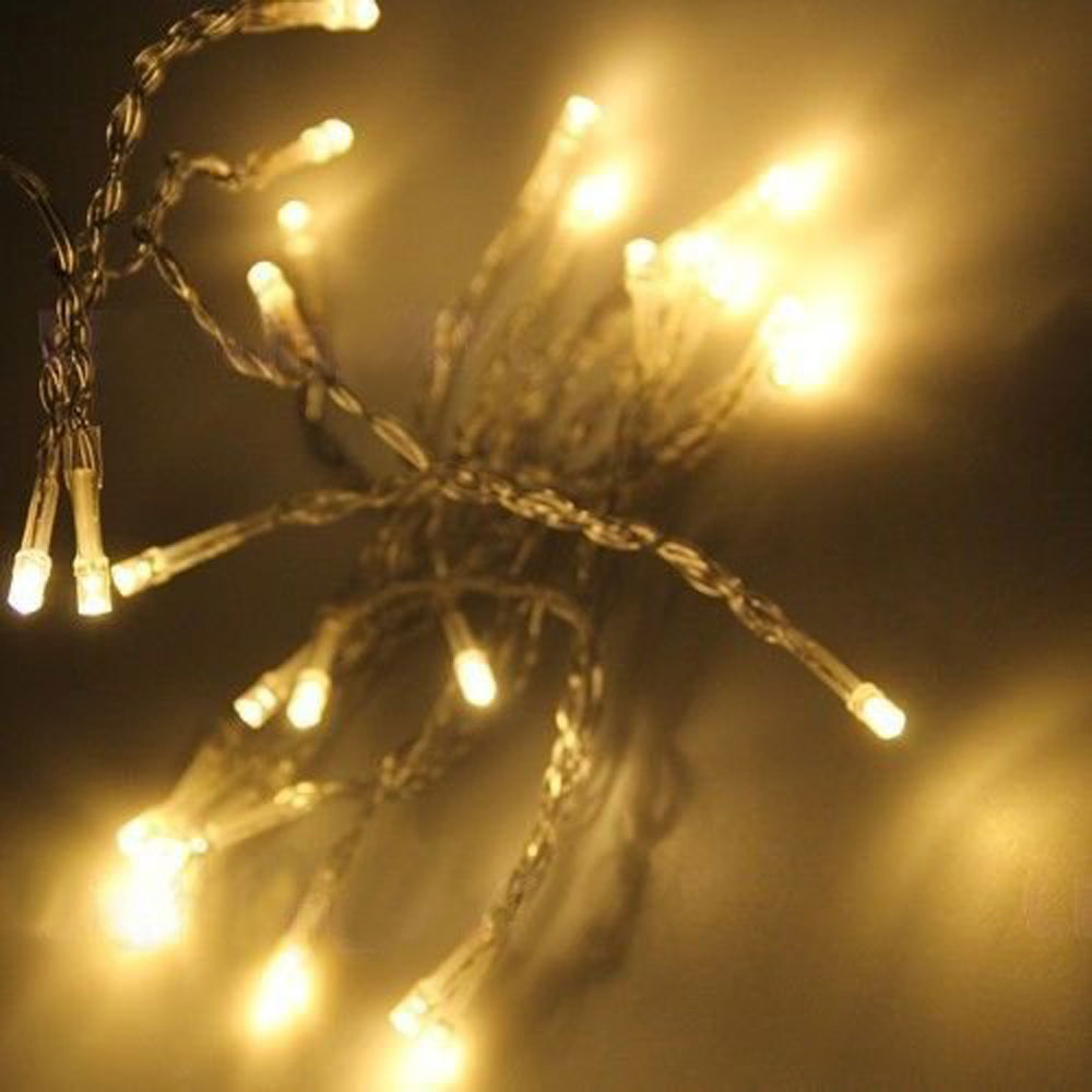 Perfect Holiday 10 LED Clear Cable String Light - Battery Operated SpadezStore