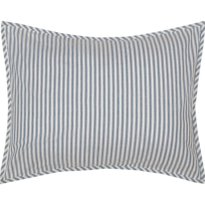 Sawyer Mill Blue Ticking Stripe 5pc Daybed Quilt Set 1 Quilt, 1 Bed Skirt, 3 Standard Shams SpadezStore
