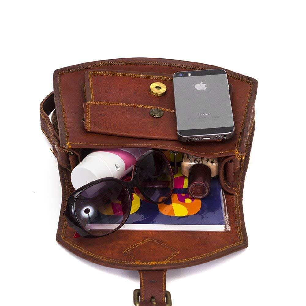 Classy Leather Bags The Bennett Crossbody SpadezStore