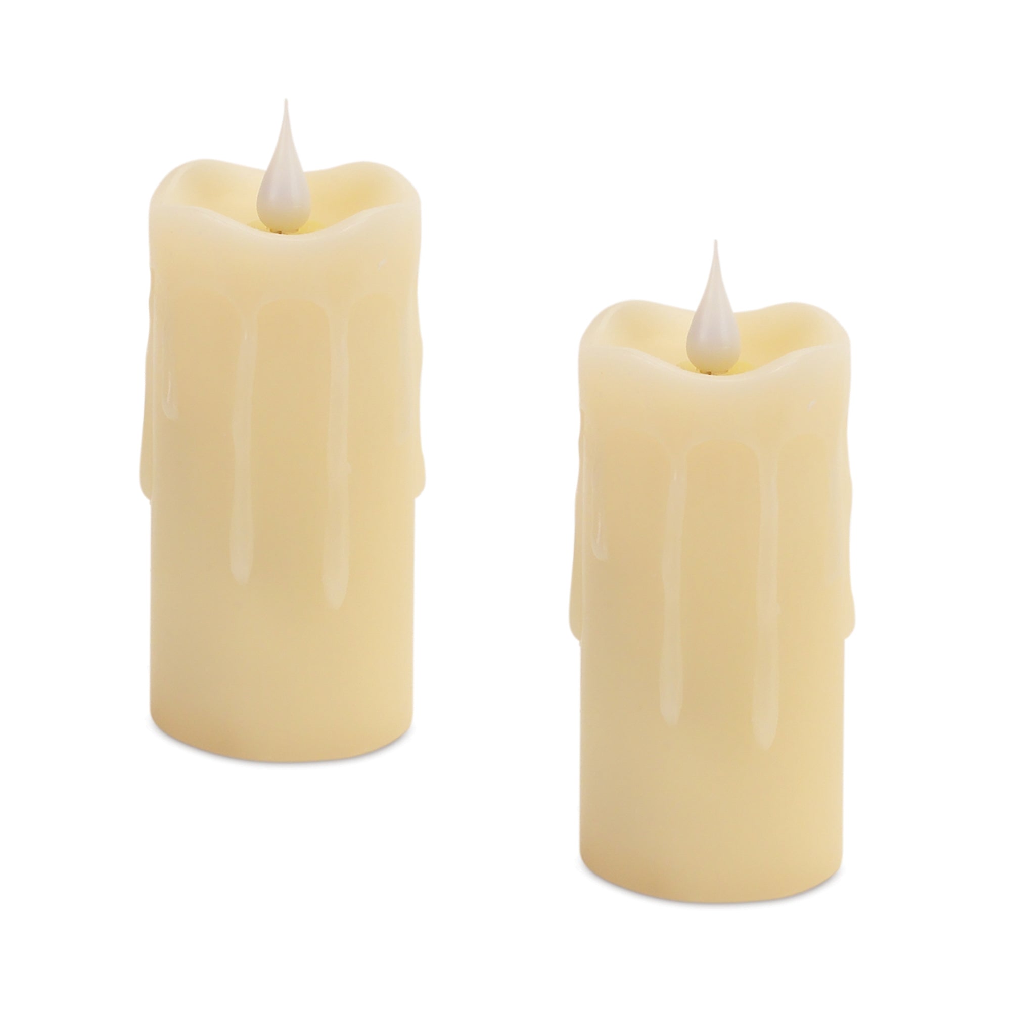 Simplux LED Votive Candle with Moving Flame and Remote Set of 2 SpadezStore