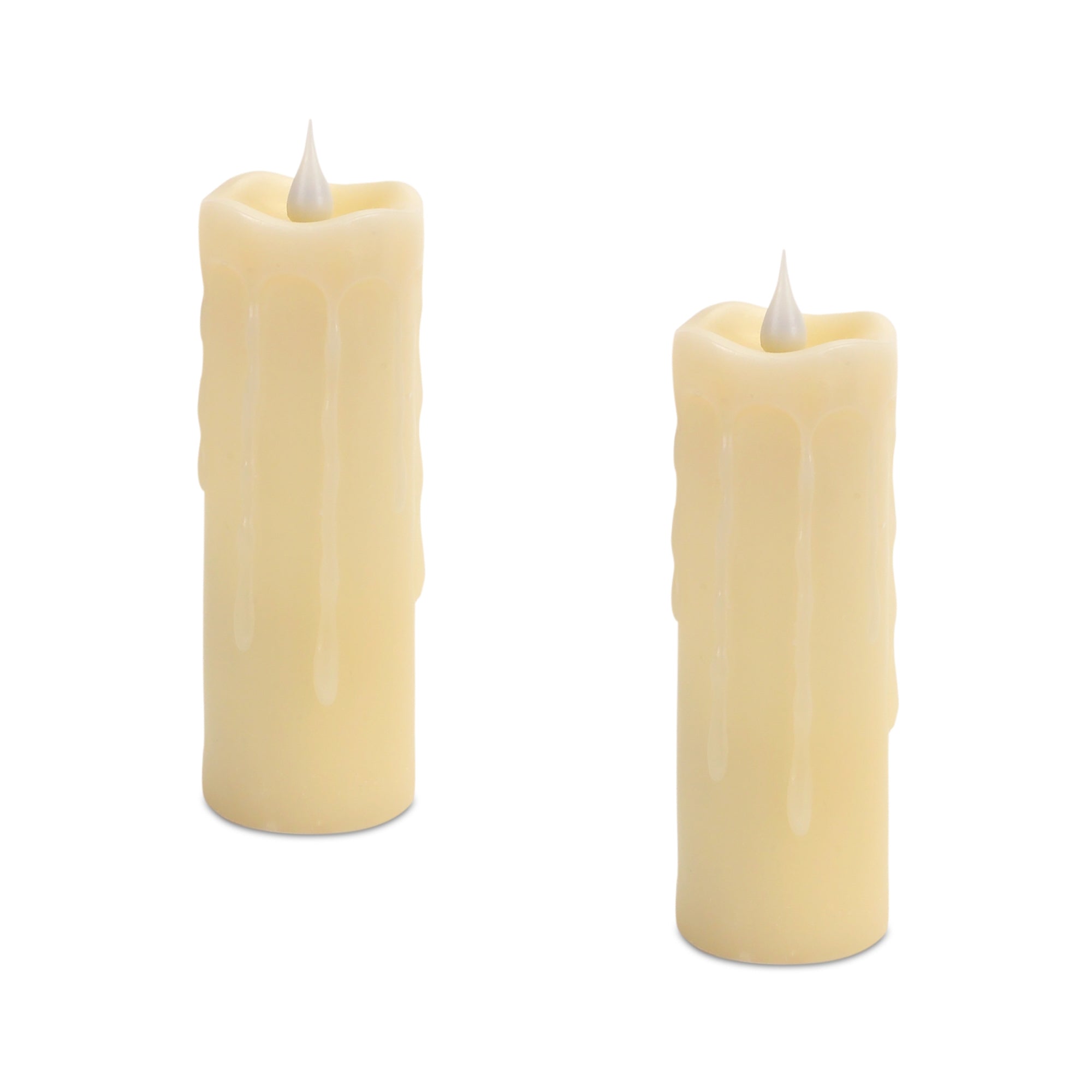 Simplux LED Votive Candle with Moving Flame and Remote Set of 2 SpadezStore