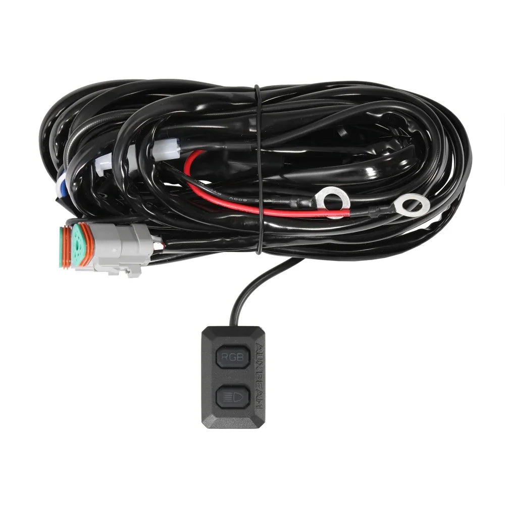 Auxbeam Color Play Series 3 Inch 116W RGB LED Pod Lights Combo Off Road Lights With 8 Backlight Options