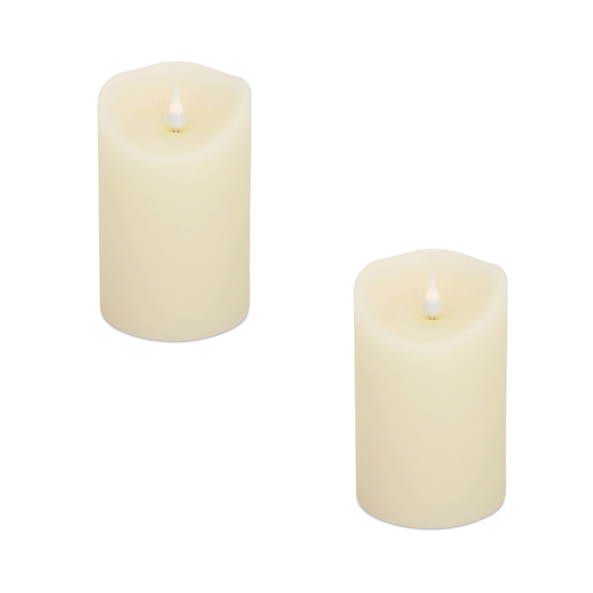 Simplux LED Designer Melted Wax Candle with Remote Set of 2 SpadezStore