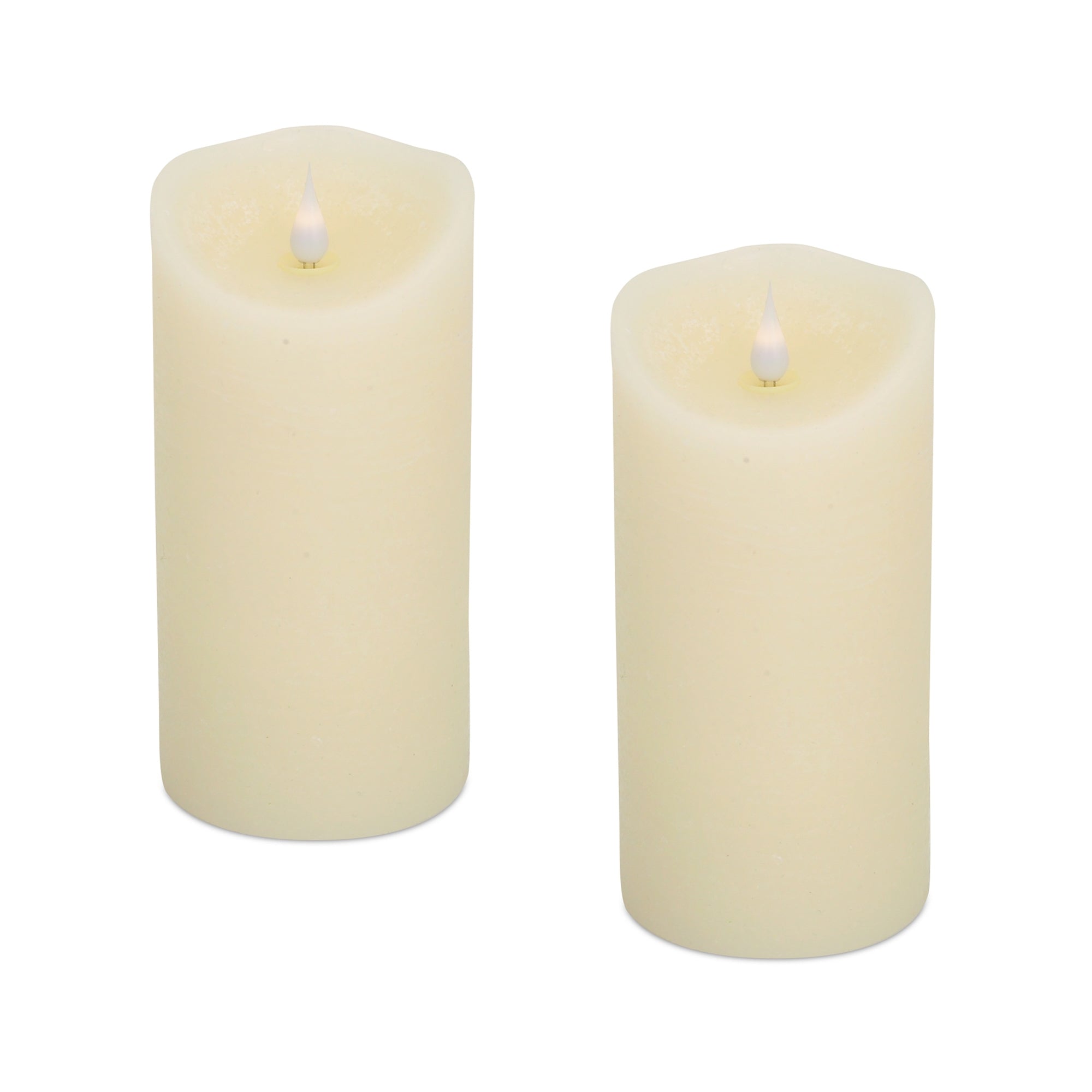 Simplux LED Designer Melted Wax Candle with Remote Set of 2 SpadezStore