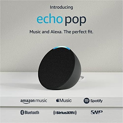 Amazon Echo Pop | Full sound compact smart speaker with Alexa SpadezStore
