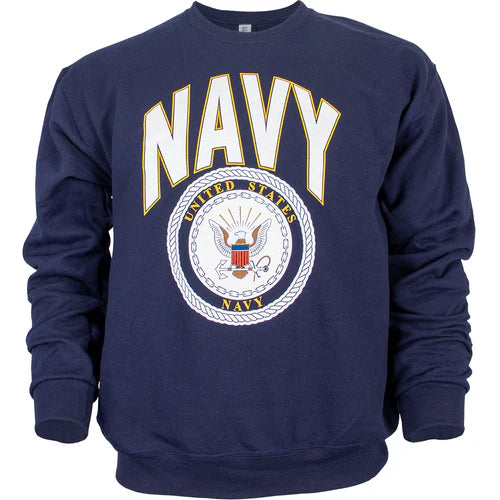 Fox Outdoor Navy Crest Crewneck Sweatshirt SpadezStore