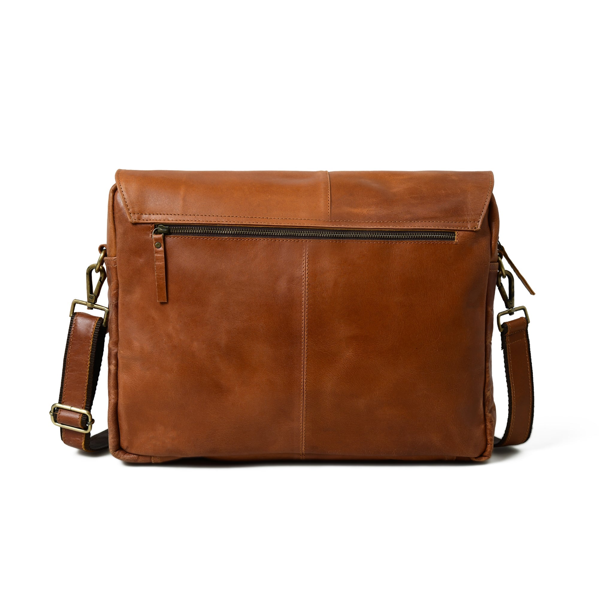 Classy Leather Bags Wilson Tan Leather Crossbody Bag SpadezStore