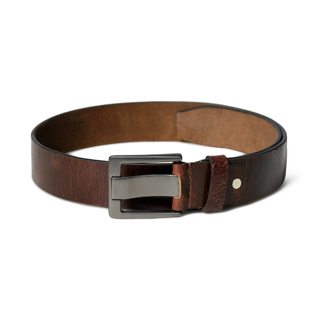 Classy Leather Bags Timberline Dark Brown Leather Belt SpadezStore