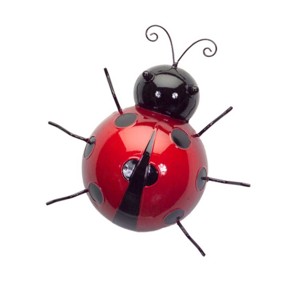 Metal Lady Bug Garden Decor Set of 6 SpadezStore