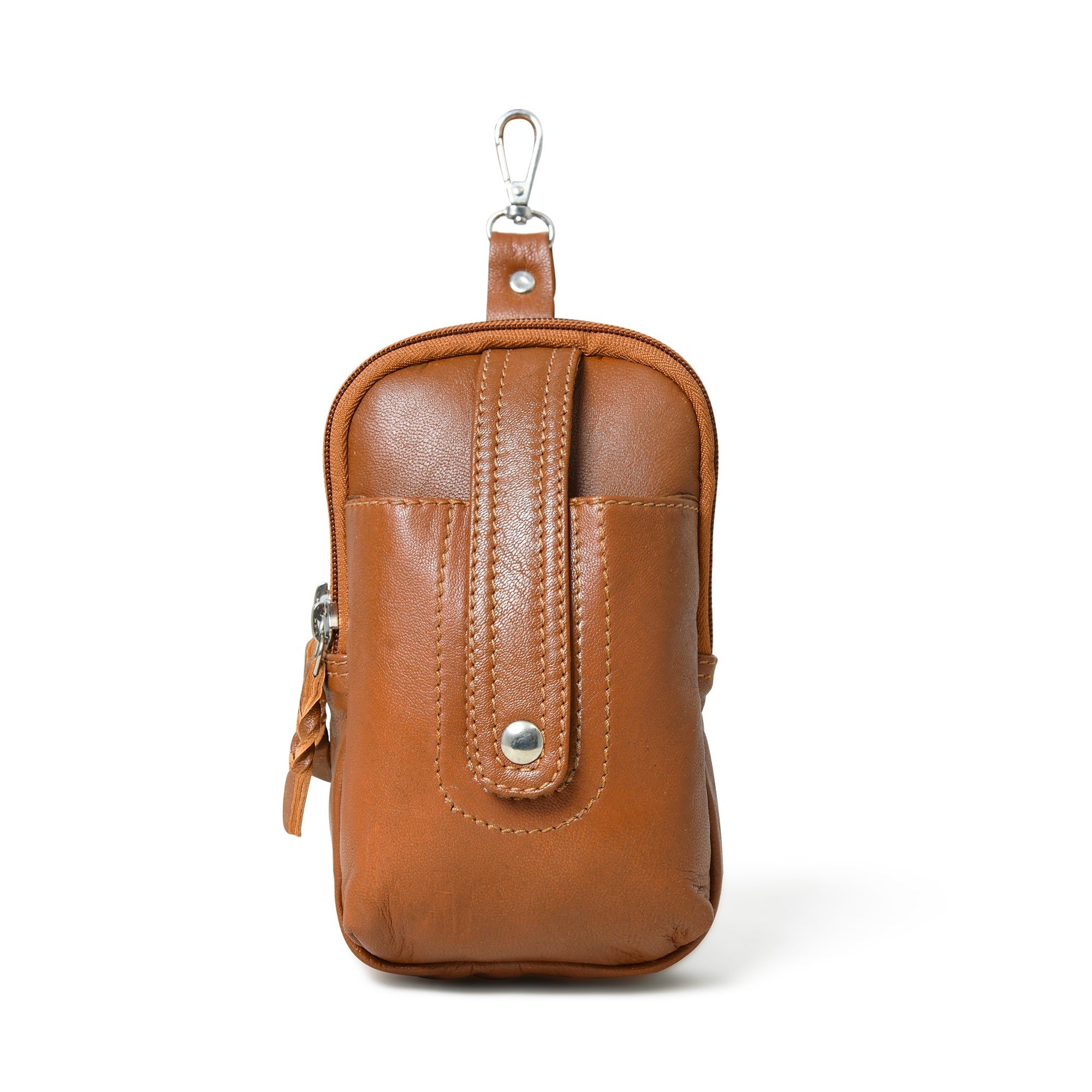 Classy Leather Bags Jet-Set Organizer: Leather Phone Pouch SpadezStore