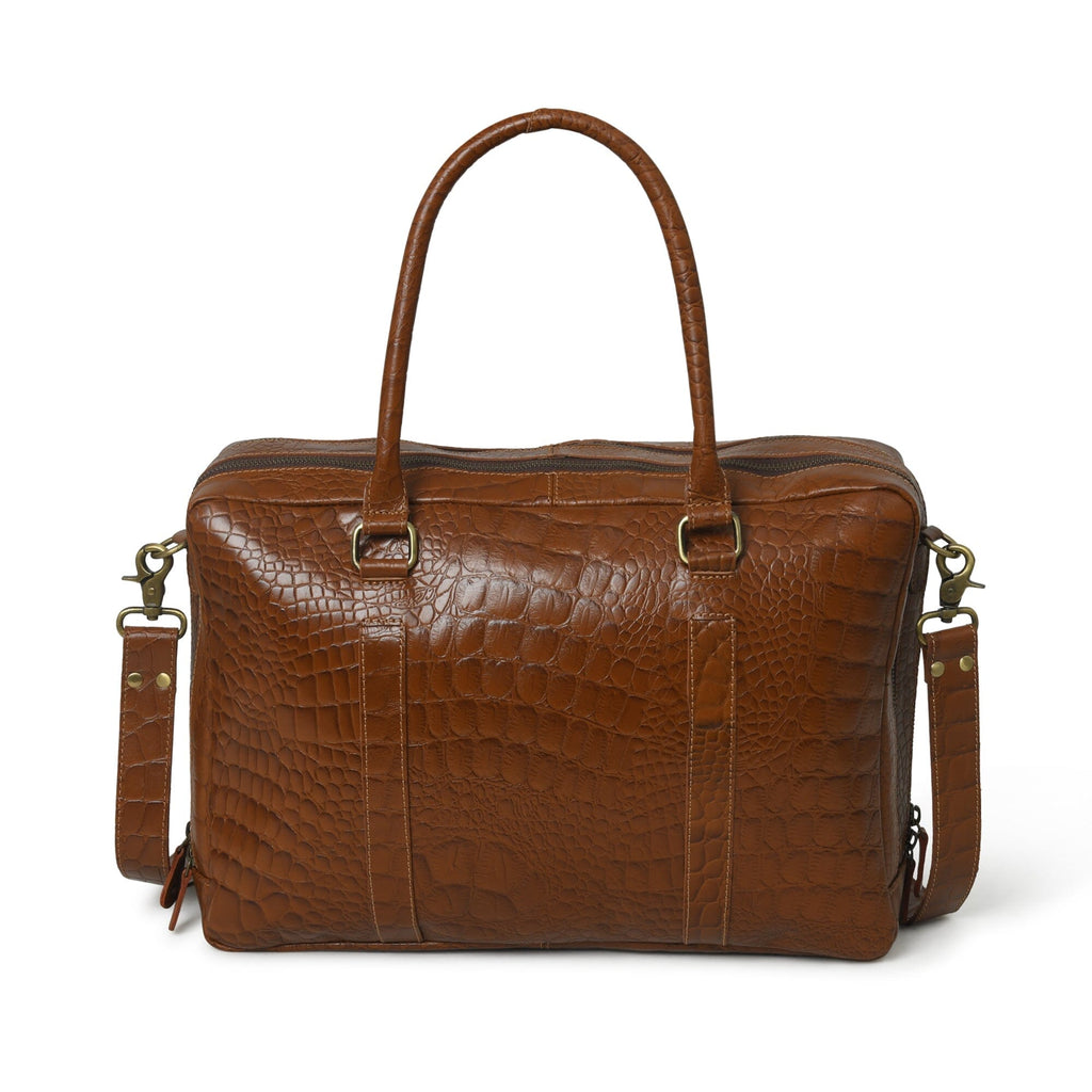 Classy Leather Bags Easton Premium Buffalo Leather Laptop Office Briefcase SpadezStore
