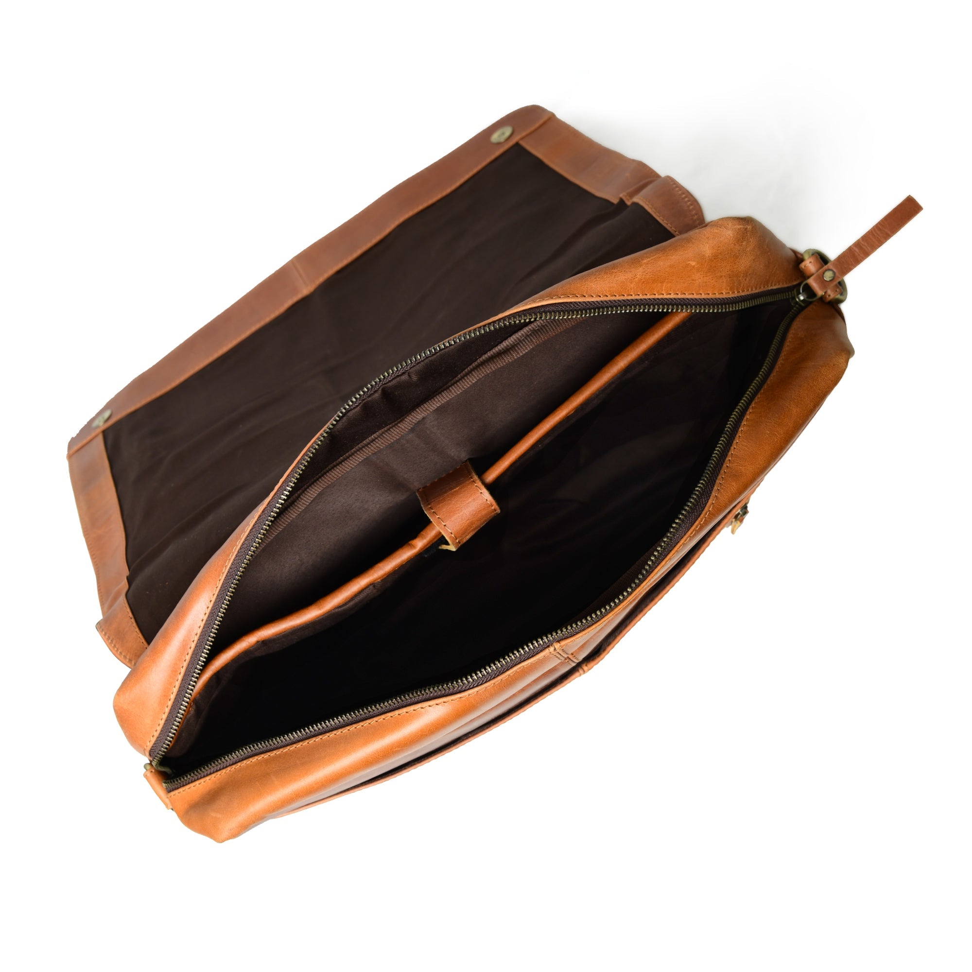 Classy Leather Bags Wilson Tan Leather Crossbody Bag SpadezStore