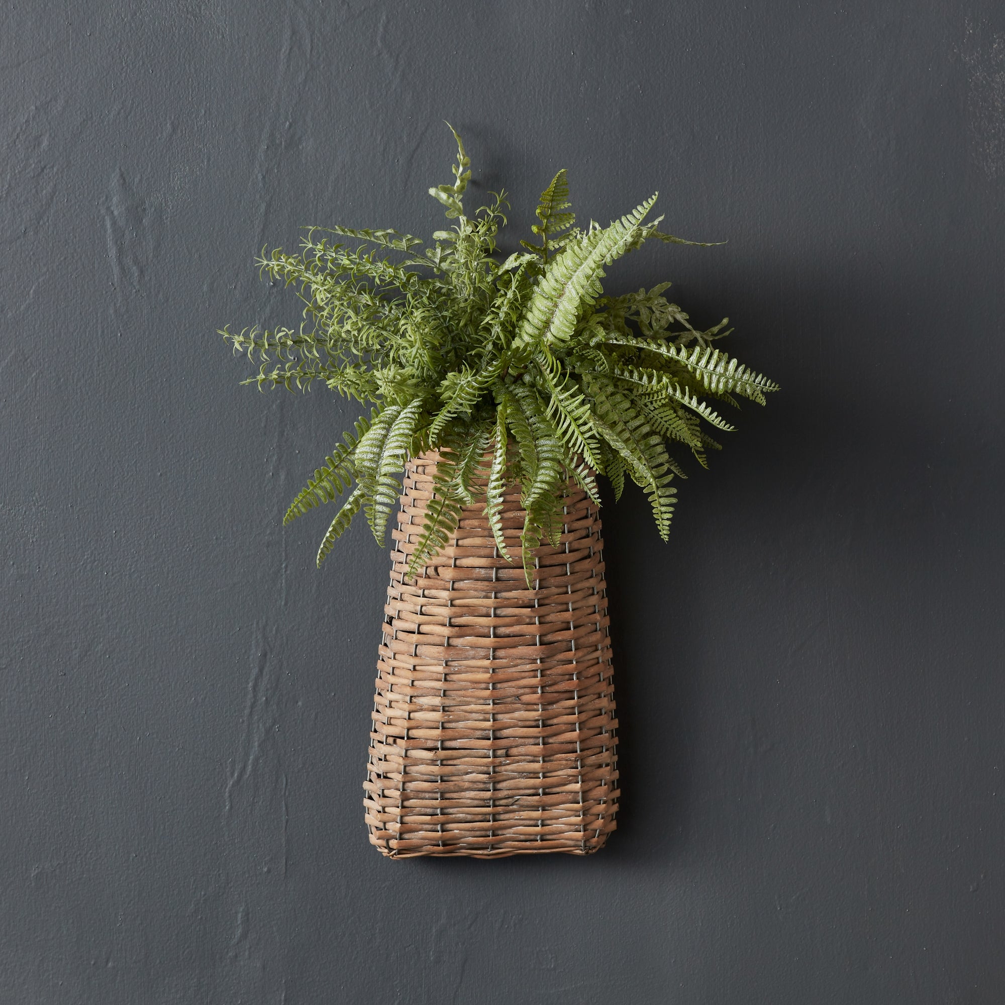 Woven Willow Wall Basket Set of 6 SpadezStore