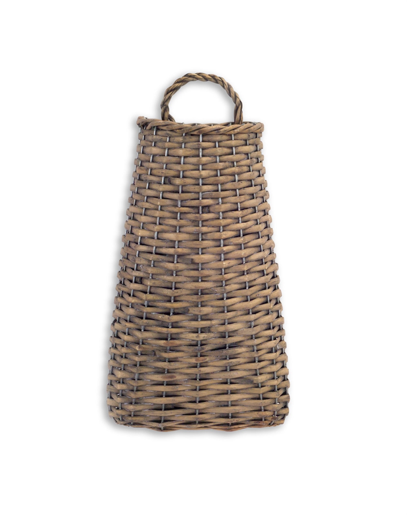 SpadezStore Woven Willow Wall Basket - Thumbnail 5