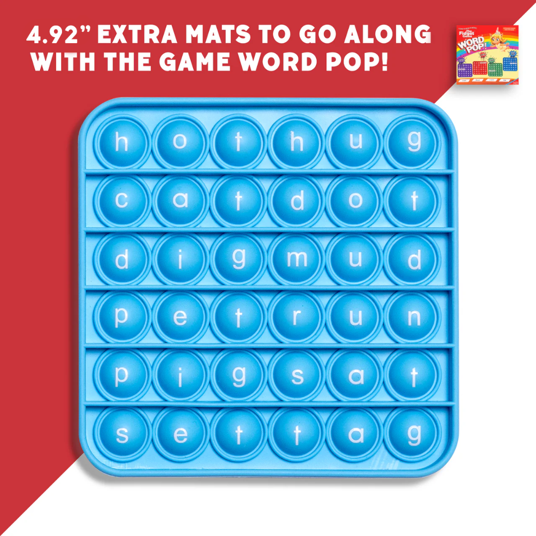 The Fidget Games .6 Extra CVC Fidget Mats Word Pop SpadezStore