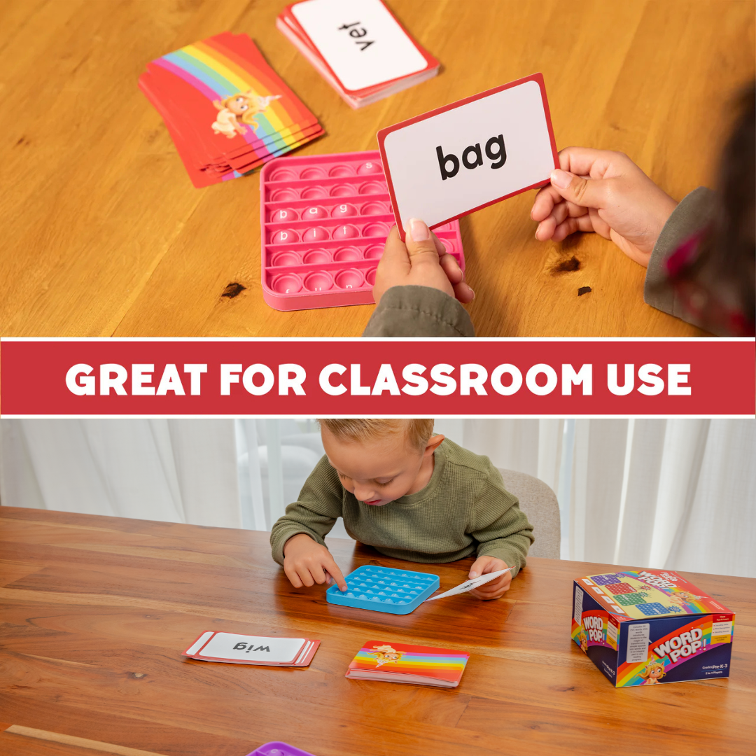 The Fidget Games .6 Extra CVC Fidget Mats Word Pop SpadezStore