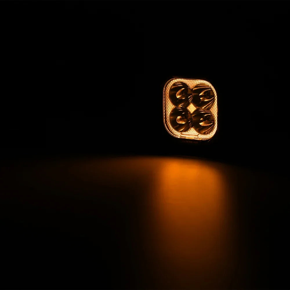 Auxbeam Color Play Series 3 Inch 116W RGB LED Pod Lights Combo Off Road Lights With 8 Backlight Options
