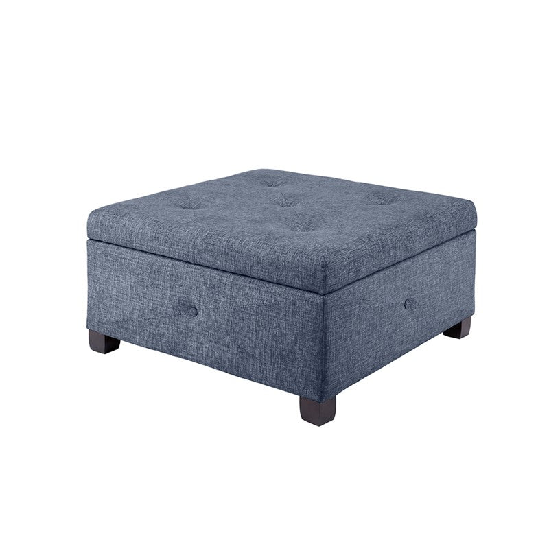 Madison Park Della Soft Close Storage Ottoman SpadezStore