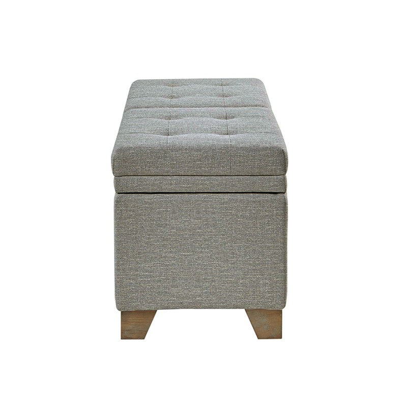 Madison Park Ashcroft Dual Compartment Flip-Top Storage Bench SpadezStore