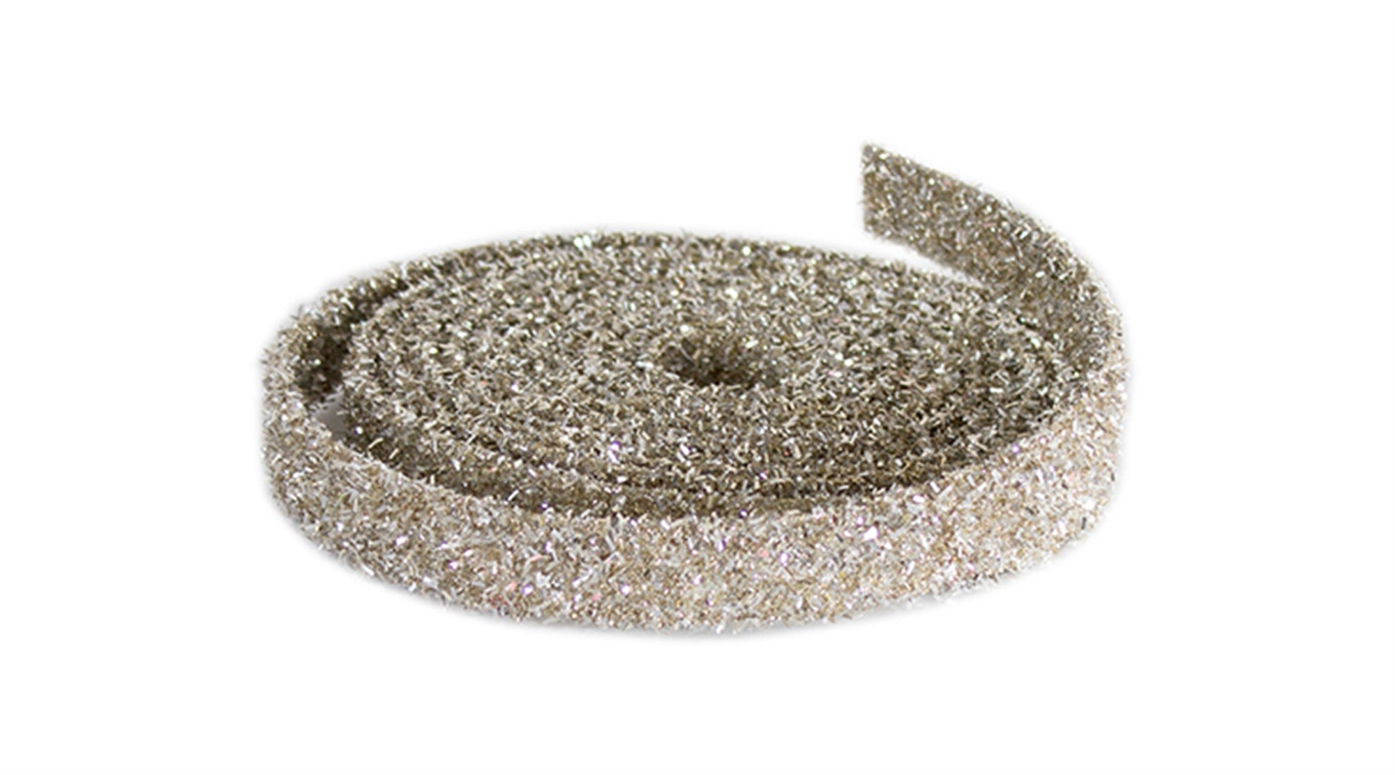 Champagne Glitter Rope Ribbon Set of 12 Rolls SpadezStore
