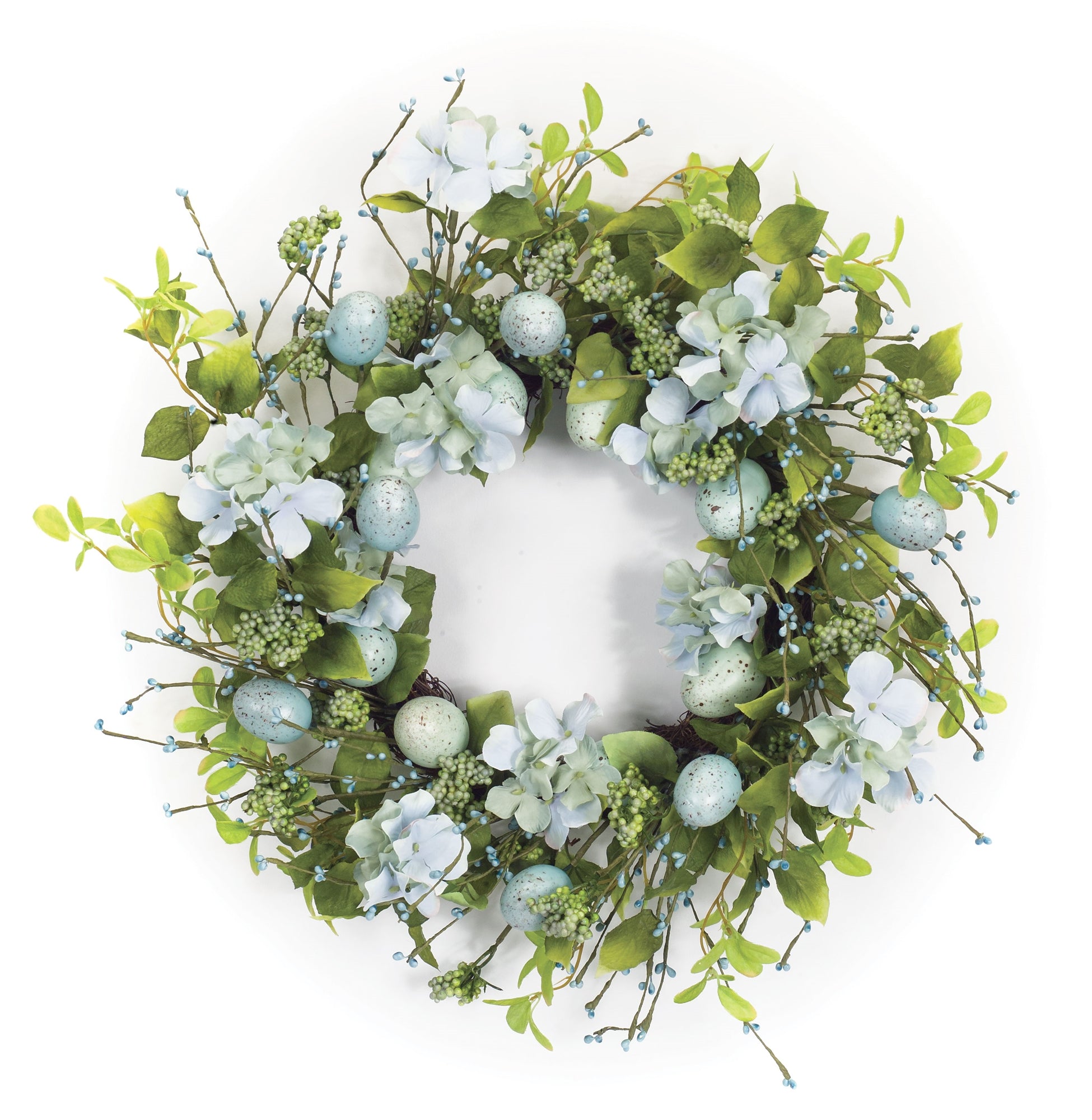 Spring Egg Floral Wreath