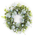 Spring Egg Floral Wreath 22"D SpadezStore
