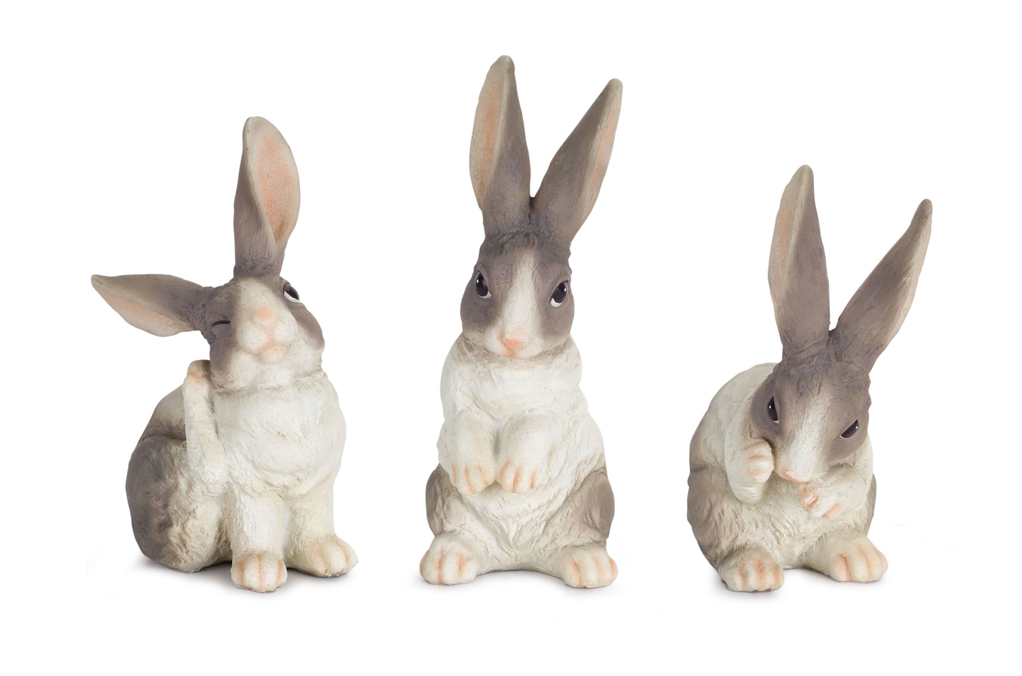 Long Ear Rabbit Figurine Set of 6 SpadezStore