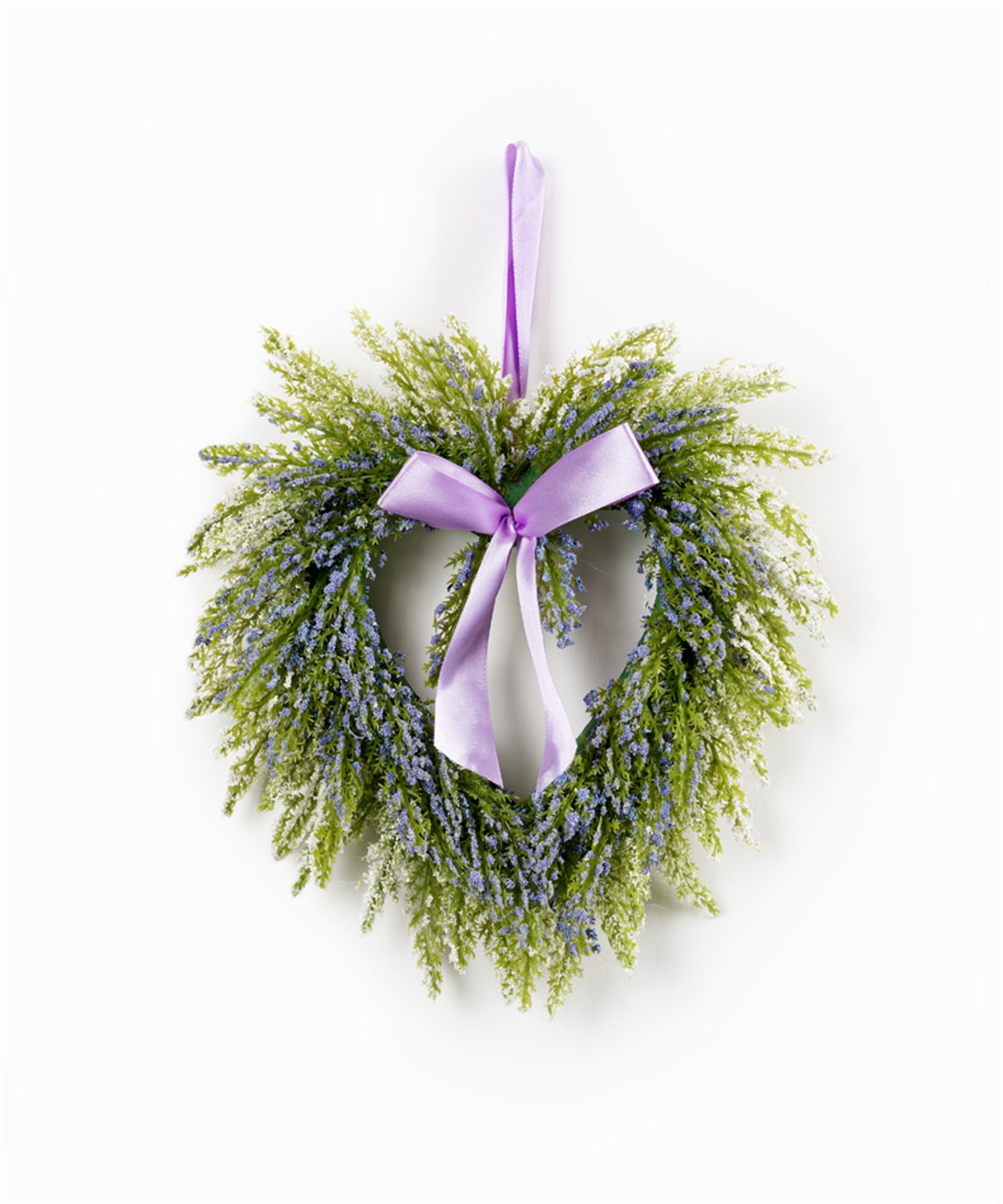 Lavender Twig Heart Wreath Set of 2 SpadezStore
