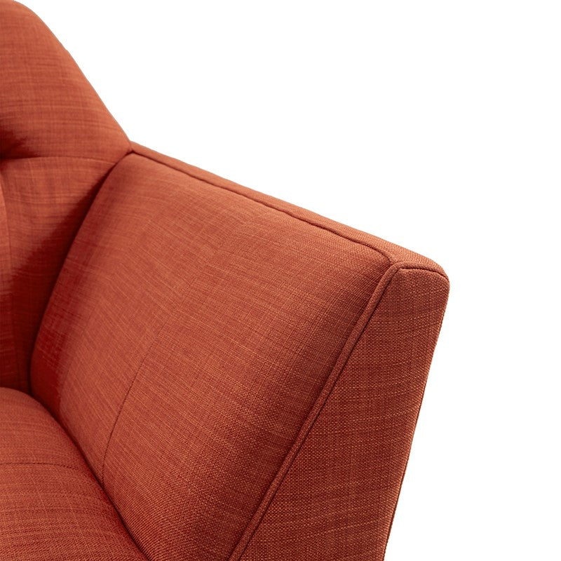 Ink+Ivy Newport Wide Mid-Century Modern Lounge Chair SpadezStore