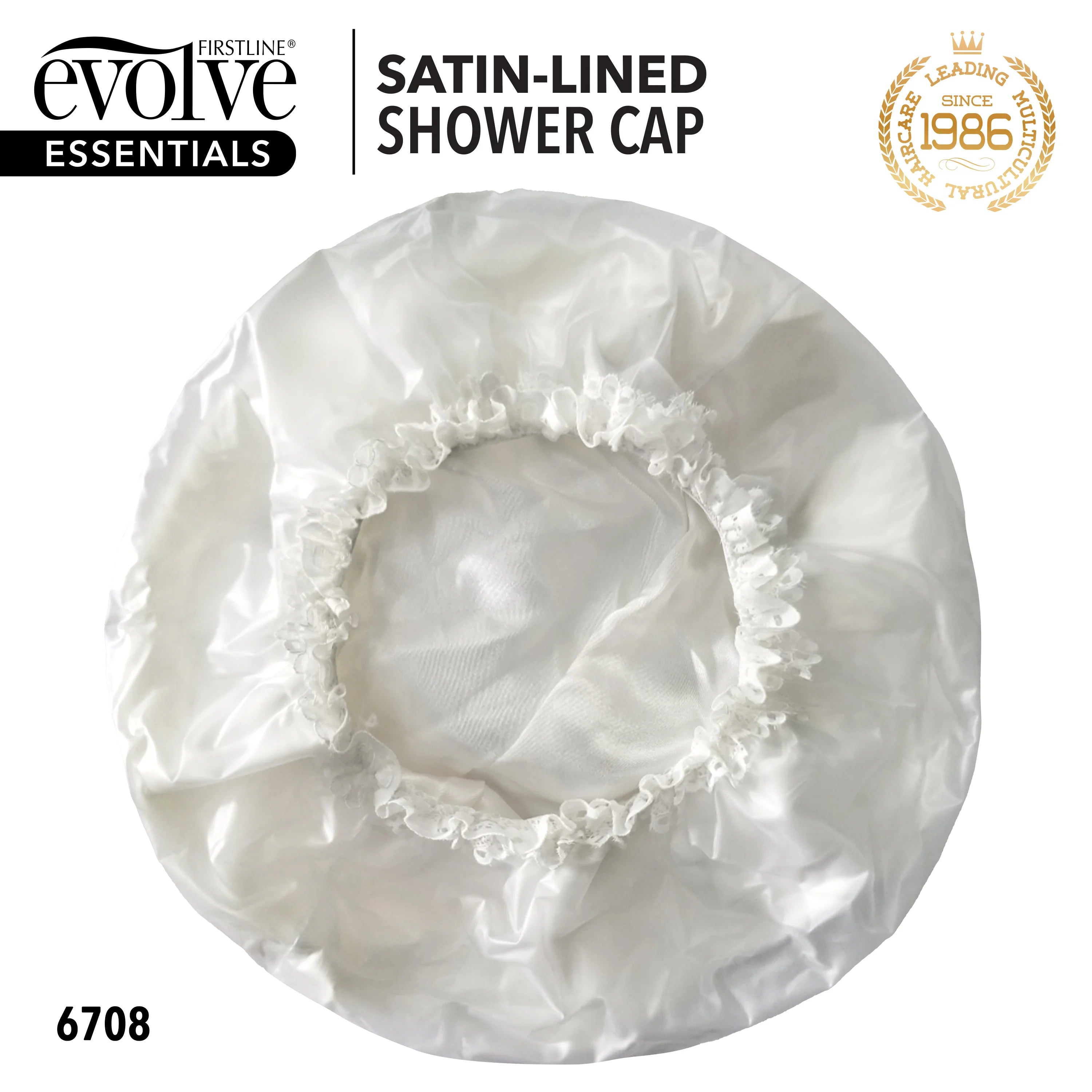 Evolve Satin Lined Shower Cap SpadezStore