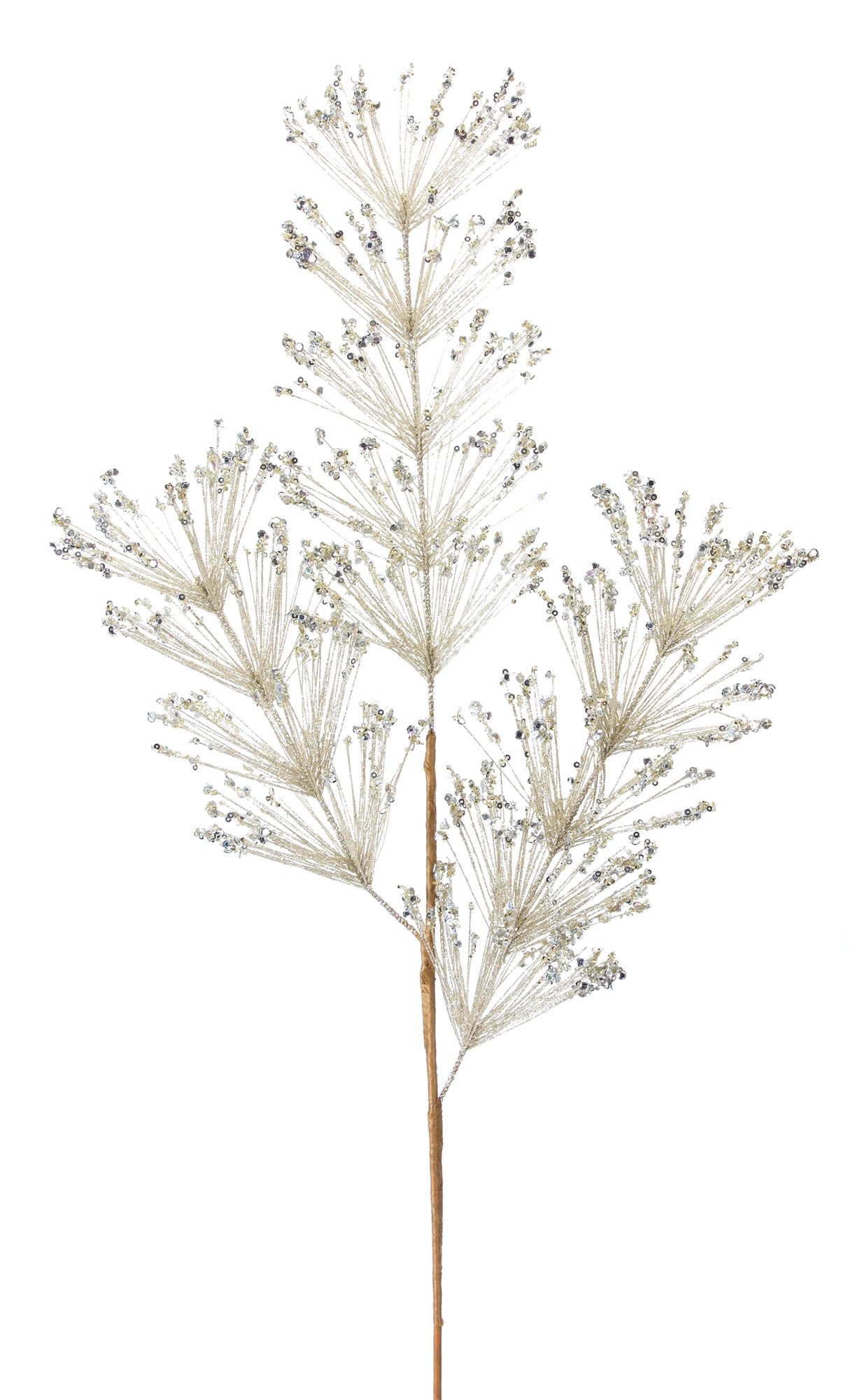 Pine and Sequin Spray Set of 12 SpadezStore