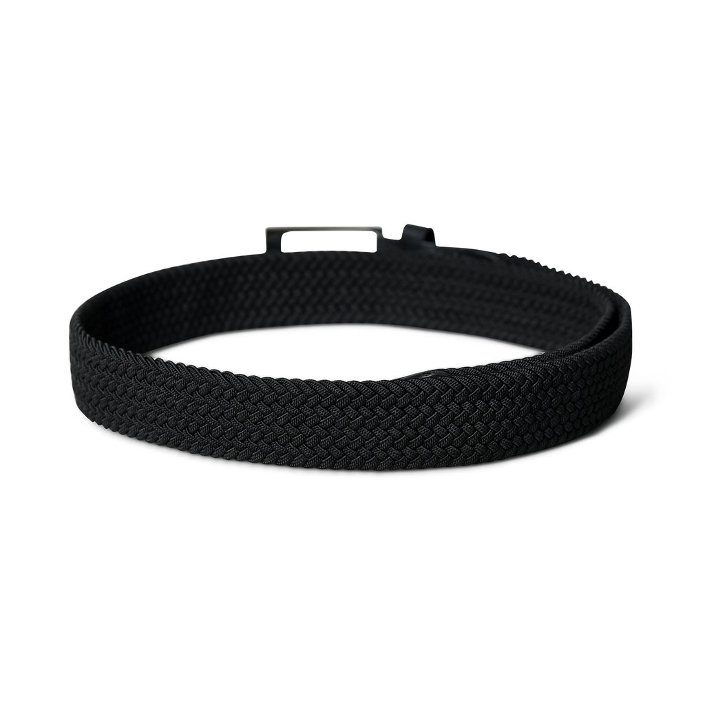Braided Black Canvas Belt SpadezStore