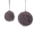 Yarn Ball Ornament Set of 12 SpadezStore