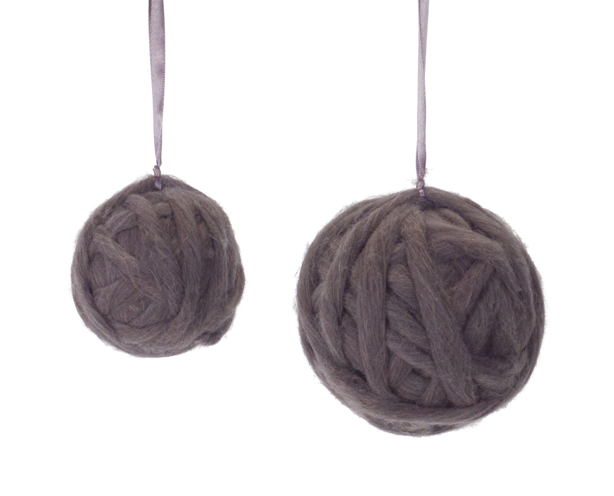 Yarn Ball Ornament Set of 12 SpadezStore