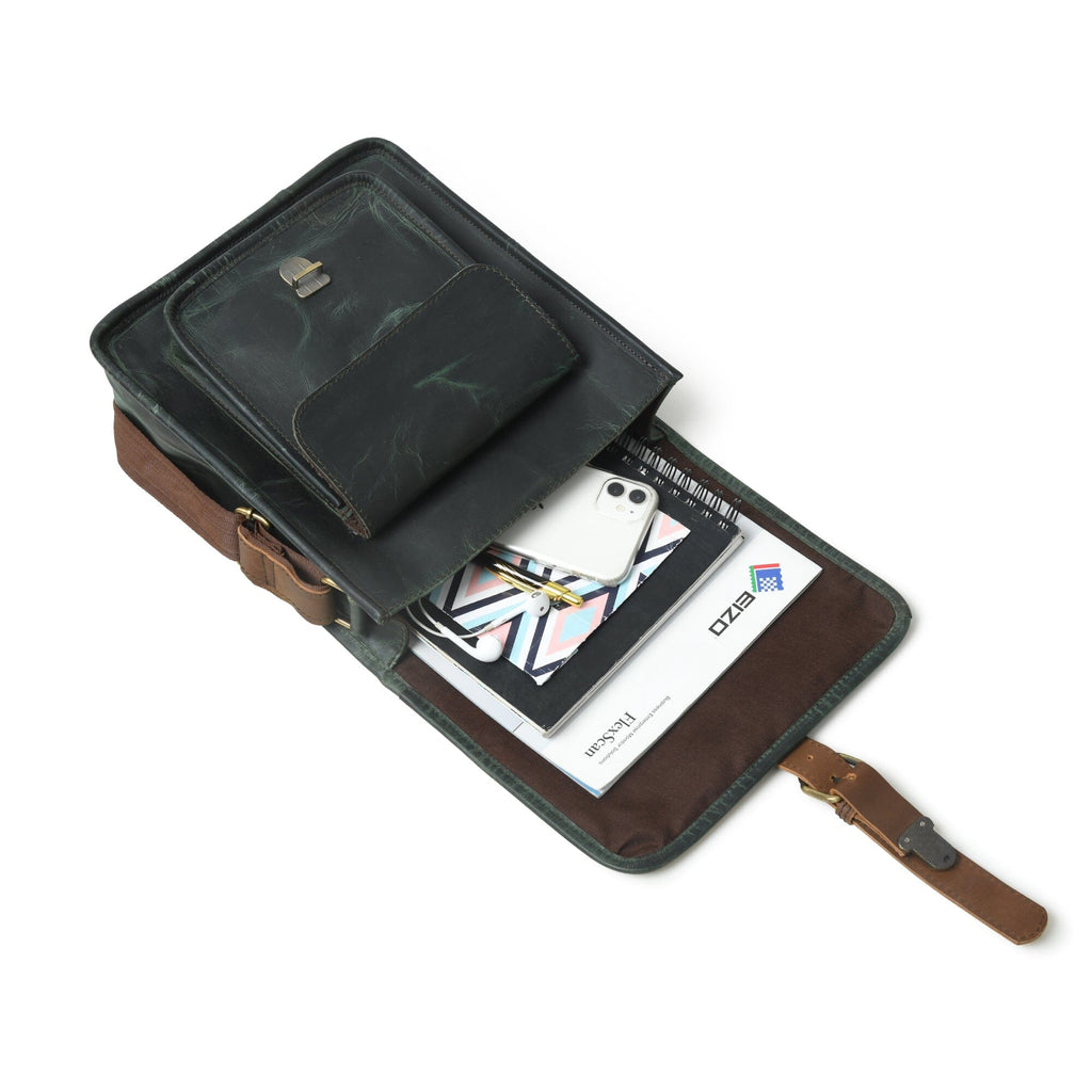 Classy Leather Bags Daily Companion Messenger Bag SpadezStore