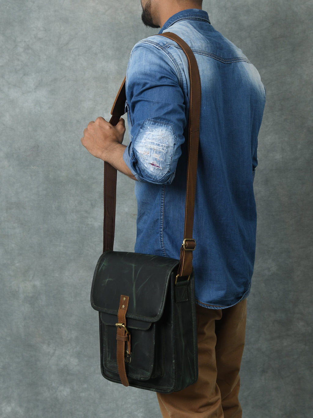 Classy Leather Bags Daily Companion Messenger Bag SpadezStore